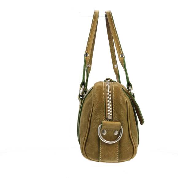 MIU MIU Shoulder Bag in Green Leather - Picture 4 of 12